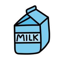 melk doos voedsel icoon vector