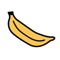 banaan fruit icoon vector