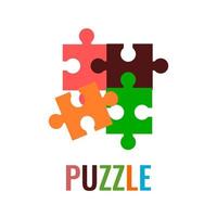 decoupeerzaag puzzel stukken icoon vectoren