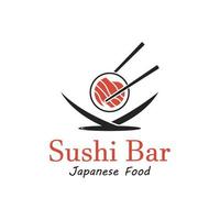 sushi vector logo sjabloon, of Japans specialiteiten.