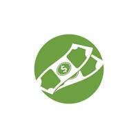 geld logo icoon vector illustratie