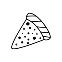 pizza icoon vector. pizzeria illustratie teken. snel voedsel symbool. voedsel logo. vector