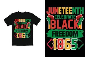 juneteenth t overhemd ontwerp vector het dossier, t overhemd ontwerp afdrukken klaar het dossier, met hoog dpi