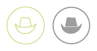 cowboy hoed vector icoon