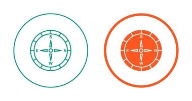 kompas vector pictogram