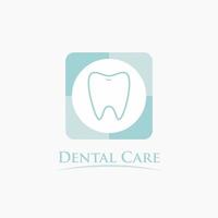tandheelkundige kliniek logo sjabloon, tandheelkundige zorg logo ontwerpen vector