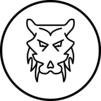 weerwolf vector icoon stijl