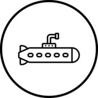 vector ontwerp onderzeeër vector icoon stijl
