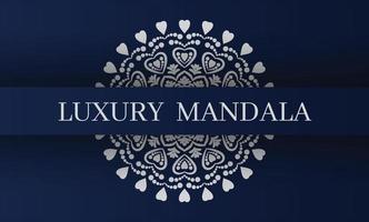 mandala luxe achtergrond ontwerp sjabloon vector