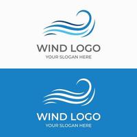 logo ontwerp sjabloon Golf element creatief wind of lucht.logo voor bedrijf, web, lucht conditioner. vector