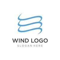 logo ontwerp sjabloon Golf element creatief wind of lucht.logo voor bedrijf, web, lucht conditioner. vector