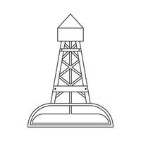 olie installaties, olie industrie productie uitrusting logo vector