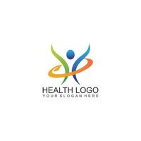 Gezondheid logo ontwerp Sjablonen vector