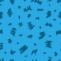 naadloos patroon met blauw tekening. vector