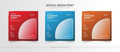 digitale business marketing social media post bannersjabloon vector