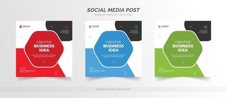 digitale business marketing social media post bannersjabloon vector