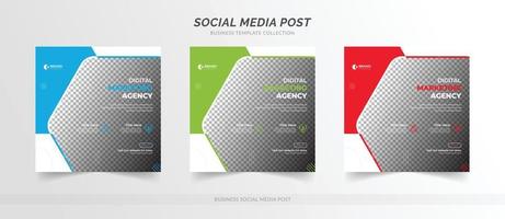 digitale business marketing social media post bannersjabloon vector