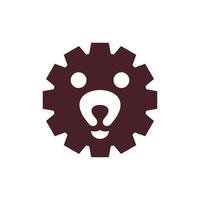 beer hoofd uitrusting minimalistische creatief logo ontwerp vector