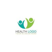 gezondheid medische logo sjabloon vectorillustratie vector