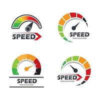snelheid logo afbeeldingen illustratie vector