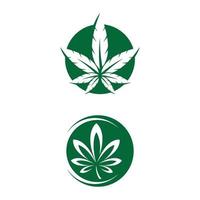 cannabis logo afbeeldingen illustratie vector