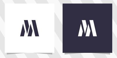 letter m logo ontwerpsjabloon vector