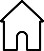 huis icoon Aan wit achtergrond . huis icoon vector illustratie