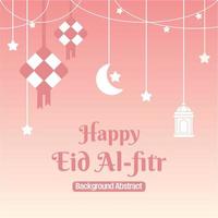 bewerkbare eid uitverkoop poster sjabloon. met diamant ornamenten, maan, sterren en lantaarns. ontwerp voor sociaal media en web. Islamitisch vector illustratie