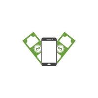 geld logo icoon vector illustratie