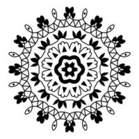 mandala silhouet vector