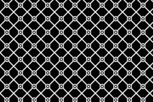 abstract naadloos meetkundig wit vector patroon met zwart achtergrond.