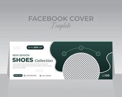 facebook omslag ontwerpsjabloon vector