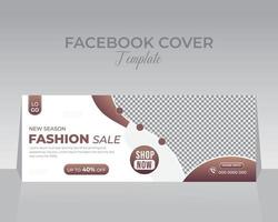facebook omslag ontwerpsjabloon vector
