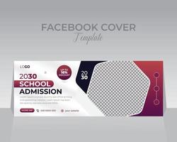 facebook omslag ontwerpsjabloon vector