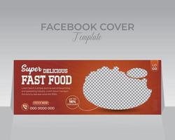 facebook omslag ontwerpsjabloon vector