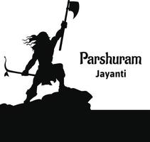 parshuram Jayanti heer parasurama Indisch Hindoe festival viering vector illustraties