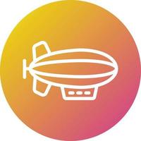 zeppelin vector pictogram ontwerp illustratie