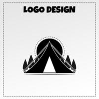 kamp de neiging hebben logo illustratie vector ontwerp