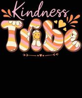 vriendelijkheid stam inspirerend citaat overhemd ontwerp vector