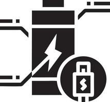 accu energie icoon symbool vector afbeelding. illustratie van de batterijen in rekening brengen elektrisch icoon ontwerp afbeelding. eps 10