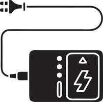 accu energie icoon symbool vector afbeelding. illustratie van de batterijen in rekening brengen elektrisch icoon ontwerp afbeelding. eps 10