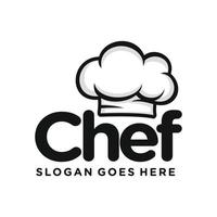 chef logo ontwerp vector illustratie