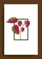 botanische illustratie poster achtergrondbehang vector