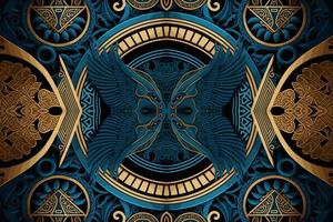 Egyptische geometrie patroon oud oude achtergrond. abstract traditioneel volk antiek tribal etnisch grafisch lijn. overladen elegant luxe wijnoogst retro stijl. structuur textiel kleding stof etnisch Egypte patronen vector