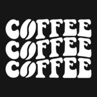 koffie vector t-shirt ontwerp