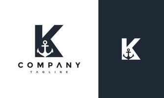 brief k anker logo vector