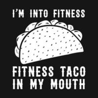 taco's typografie vector t-shirt