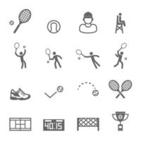 tennis vector iconen