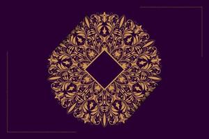 luxe mandala achtergrond met gouden patroon, abstract luxe achtergrond , ornament elegant uitnodiging bruiloft kaart , nodig uit , backdrop Hoes banier illustratie vector ontwerp