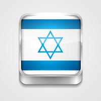 vlag van Israël vector